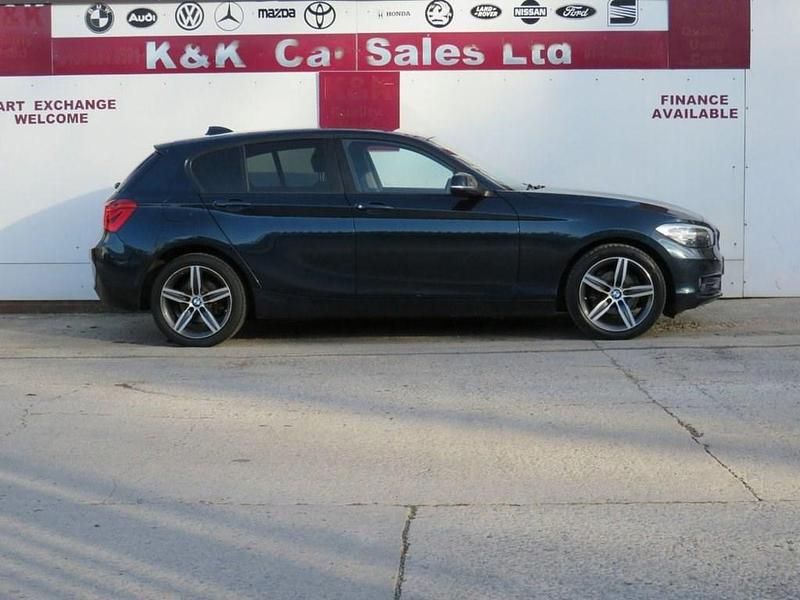 Used BMW 116 Sport Line 116 HP (85 kW) 2017 Blue Hatchback