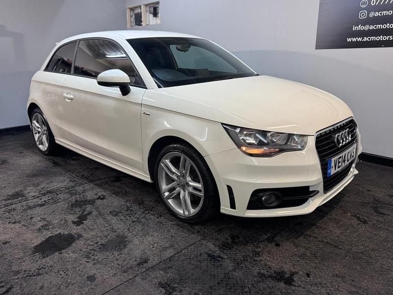 Used Audi A1 S-Line 122 HP (89 kW) 2014 White Hatchback