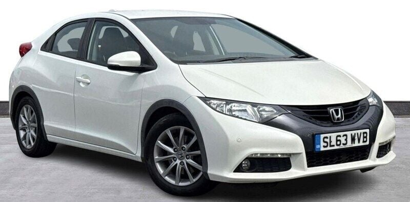 White Used 2013 Honda Civic EX Hatchback | £6,995 (Fair price) - Image 1/3