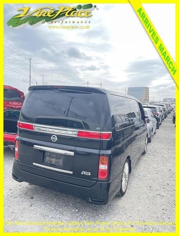 Used Nissan Elgrand 2008 Black MPV