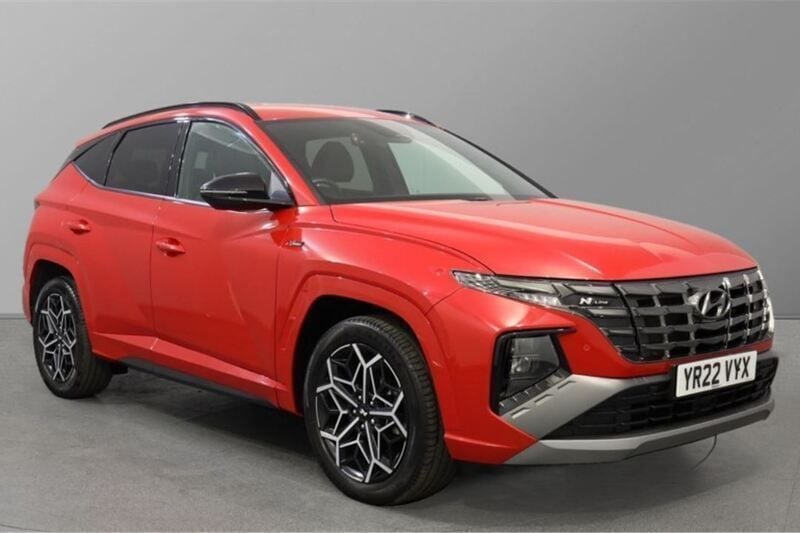 Red Used 2022 Hyundai Tucson N Line SUV | £23,707 (Good price) - Image 1/4