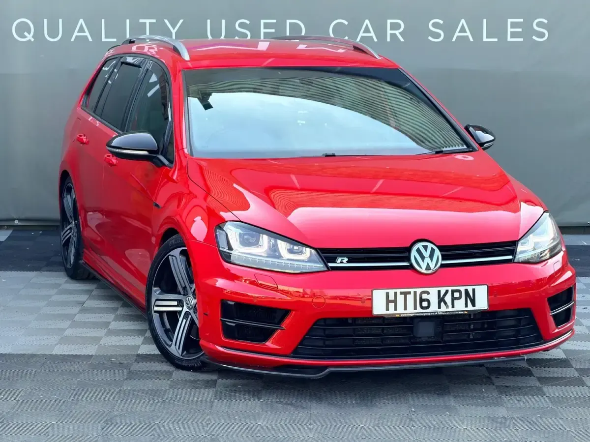 Used VW Golf VII R 2016 Red Estate