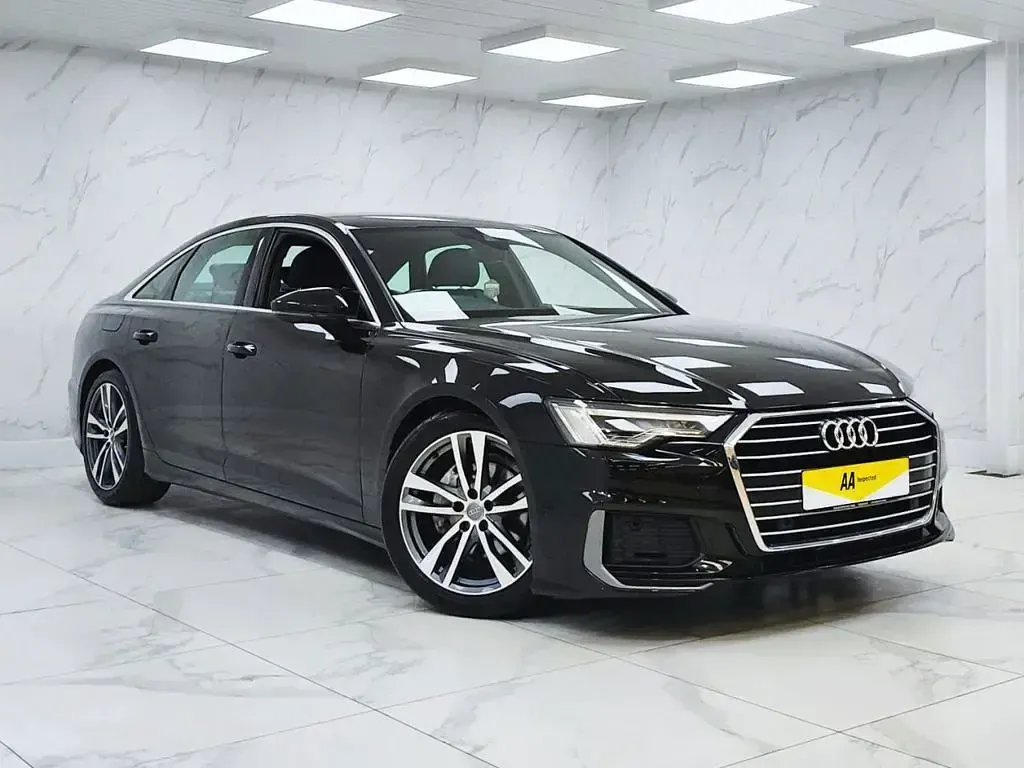 Used Audi A6 S-Line 204 HP (150 kW) 2019 Black Sedan