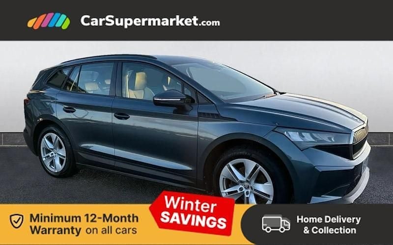 Grey Used 2021 Skoda Enyaq iV ecoSuite SUV | £14,976 (Fair price) - Image 1/3