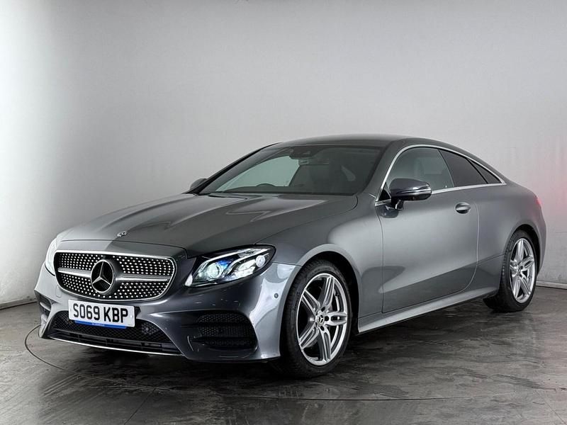 Used Mercedes E220 AMG line 194 HP (142 kW) 2019 Grey Coupe