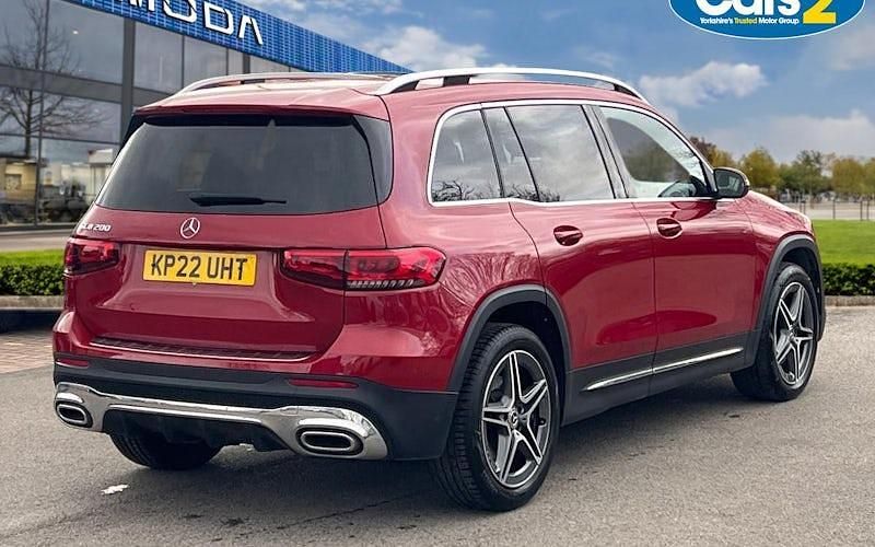 Used Mercedes GLB200 AMG line 163 HP (119 kW) 2022 Red SUV