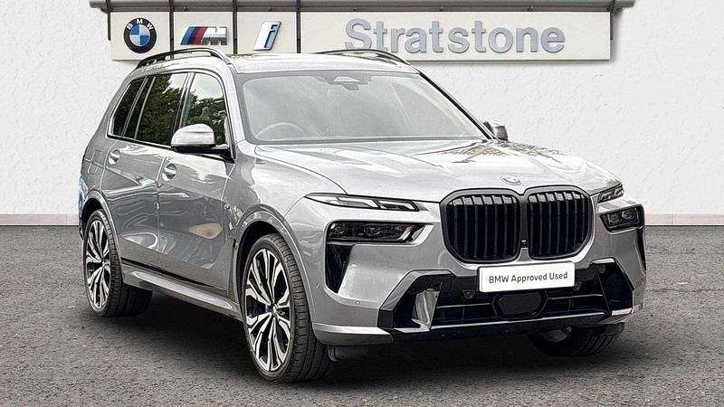 Grey Used 2025 BMW X7 M Sport SUV | £83,892 (Expensive) - Image 1/3
