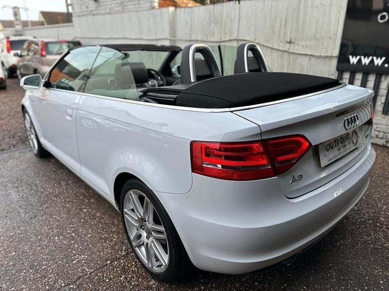 Used Audi A3 Cabriolet S-Line 2012 White Cabriolet