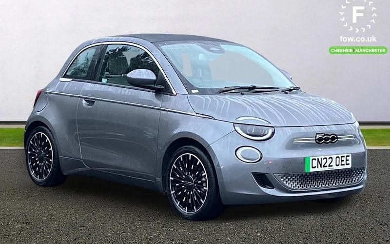Second-hand Fiat 500e La Prima 86 kW (118 CP) 2022 Gri Cabrio