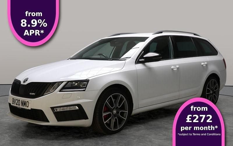 White Used 2020 Skoda Octavia vRS Estate | £17,227 (Good price) - Image 1/3