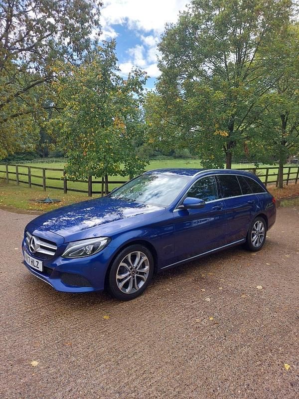 Blue Used 2017 Mercedes C200 Estate | £11,995 (Fair price) - Image 1/4