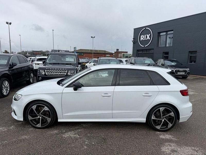 Used Audi S3 Sportback Black Edition 300 HP (220 kW) 2019 White Hatchback