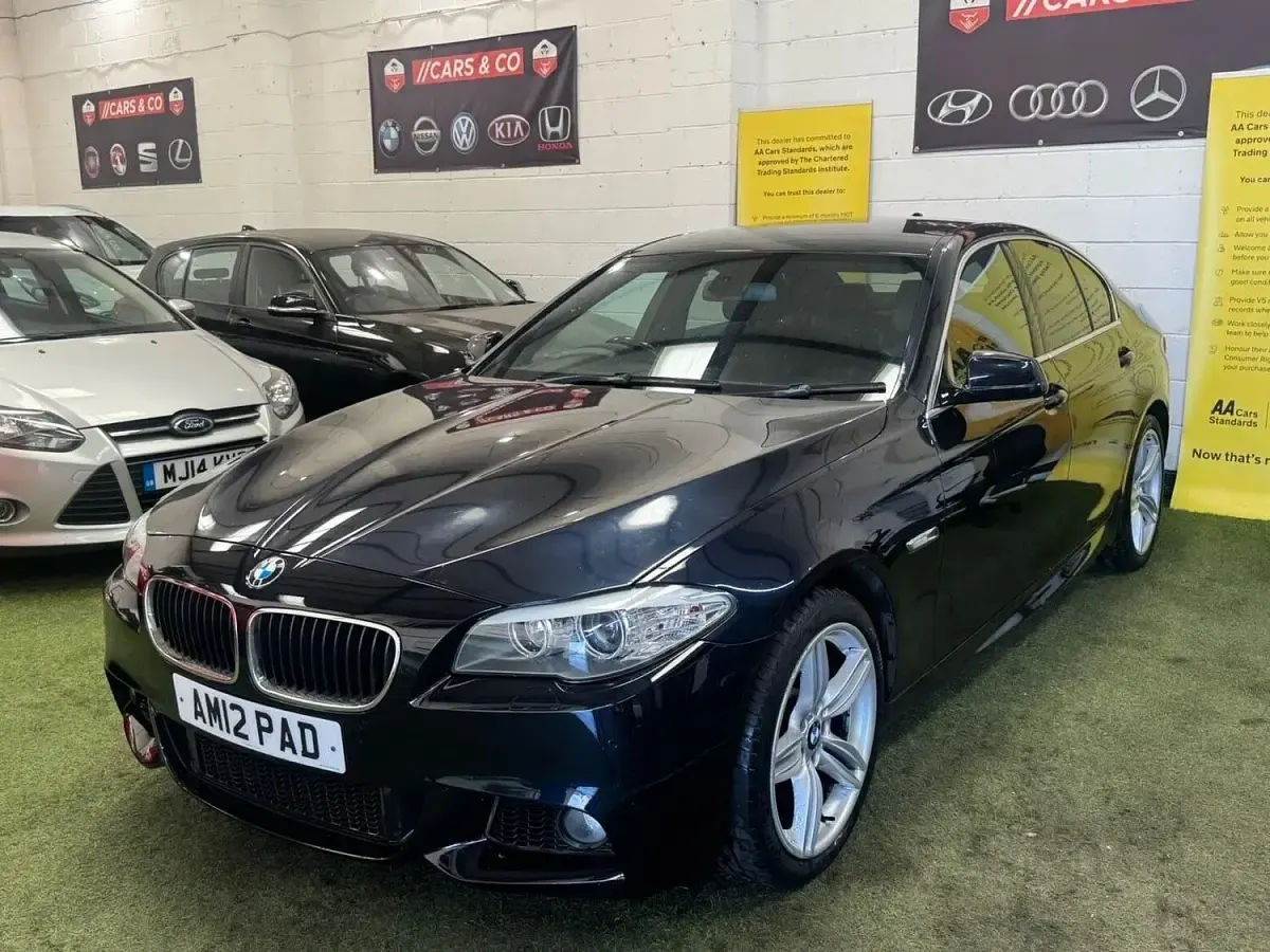 Used BMW 520 M Sport 184 HP (135 kW) 2012 Black Sedan