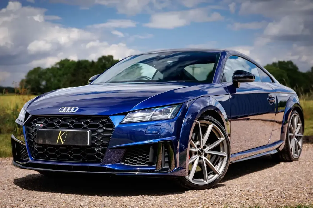 Used Audi TTS Black Edition 320 HP (235 kW) 2021 Blue Coupe