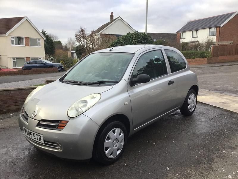 Silver Used 2005 Nissan Micra S Hatchback | £875 (Good price) - Image 1/4