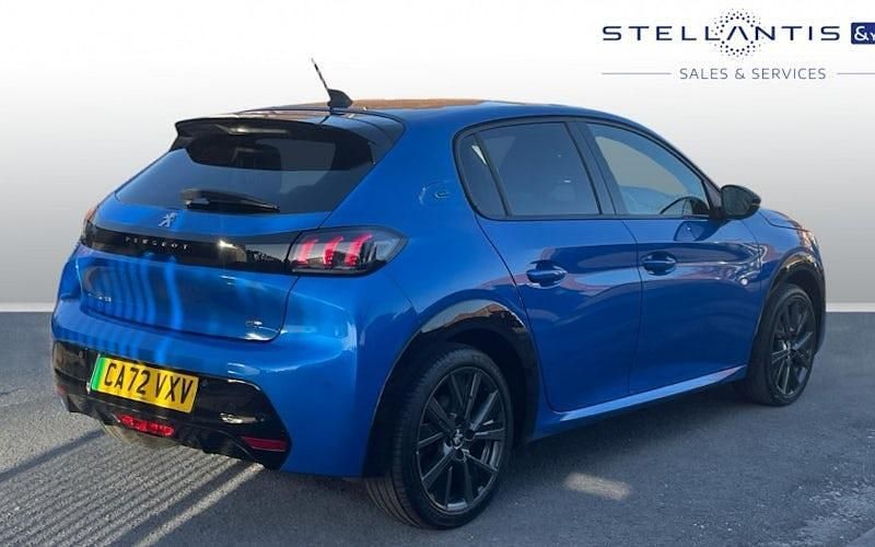 Used Peugeot e-208 GTi 100 kW (136 HP) 2023 Blue Hatchback