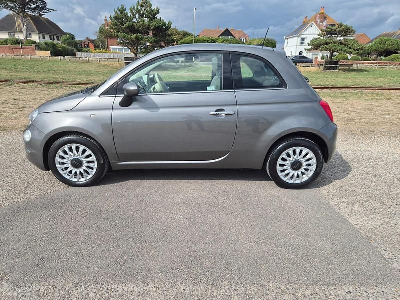 Grey Used 2018 Fiat 500 Lounge Hatchback | £9,495 (Expensive) - Image 1/4