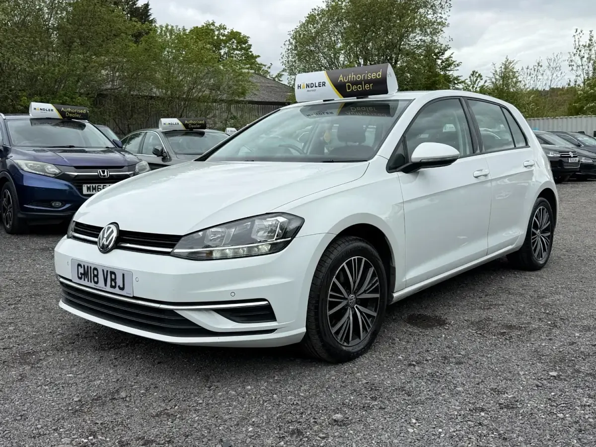 Usado VW Golf VII SE 125 HP (91 kW) 2018 Branco Citadino