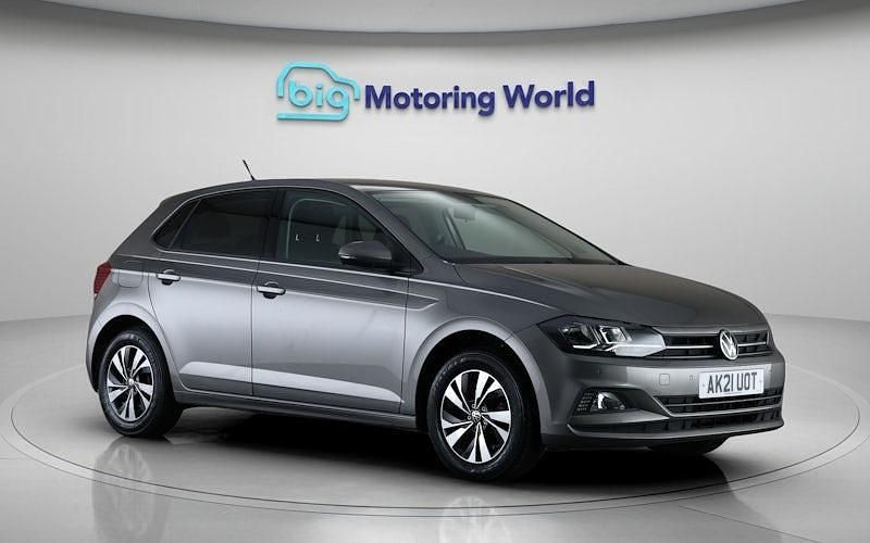 Begagnad VW Polo Match 80 HK (58 kW) 2021 Grå Halvkombi