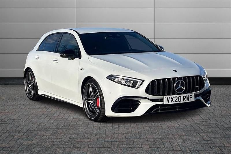 Digital white Used 2020 Mercedes A45 AMG Hatchback | £29,990 (Super price) - Image 1/4