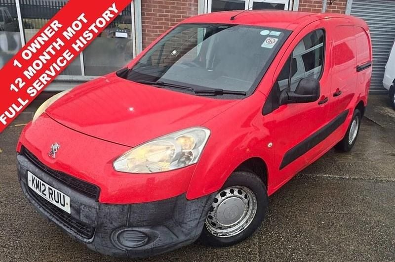 Red Used 2012 Peugeot Partner S MPV | £3,495 (Fair price) - Image 1/4