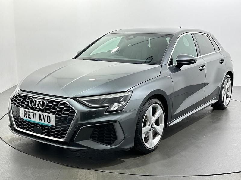 Used Audi A3 Sportback S-Line 110 HP (80 kW) 2021 Grey Hatchback