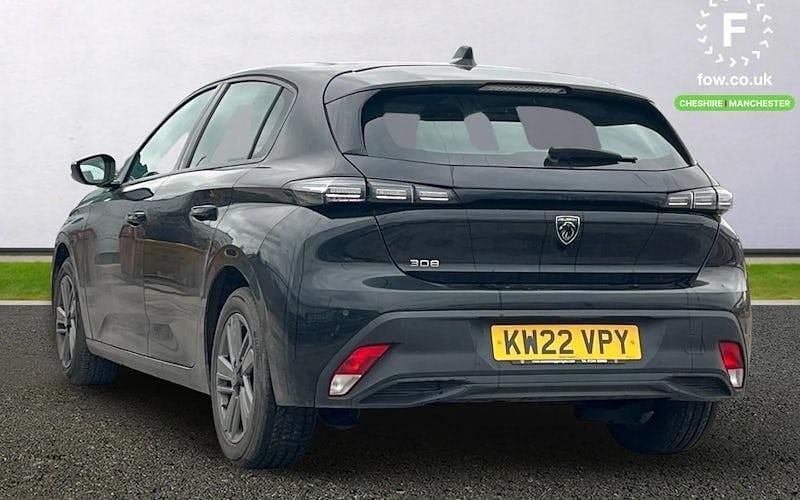 Used Peugeot 308 Active Premium 131 HP (96 kW) 2022 Black Hatchback