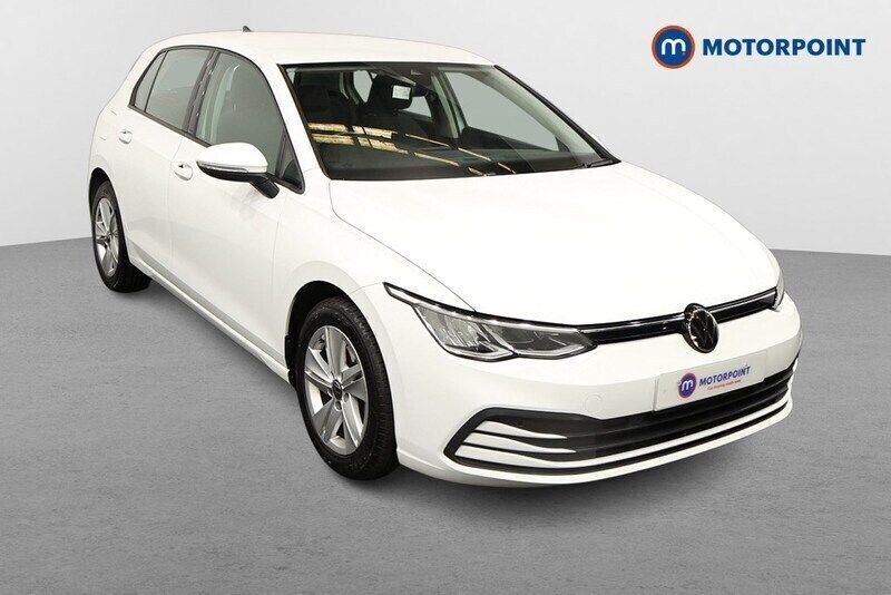 White Used 2022 VW Golf VIII Life Hatchback | £15,449 (Good price) - Image 1/4