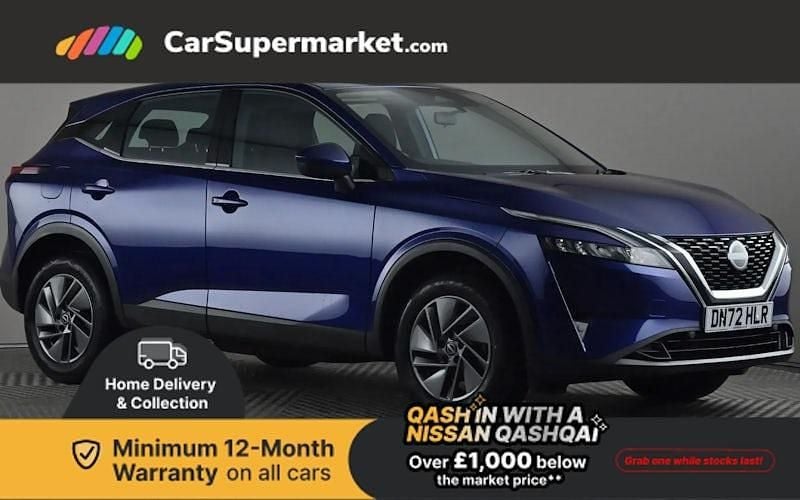 Blue Used 2022 Nissan Qashqai Acenta Premium SUV | £13,897 (Good price) - Image 1/3