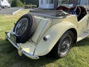 Used MG TF 57 HP (41 kW) 1954 White Cabriolet