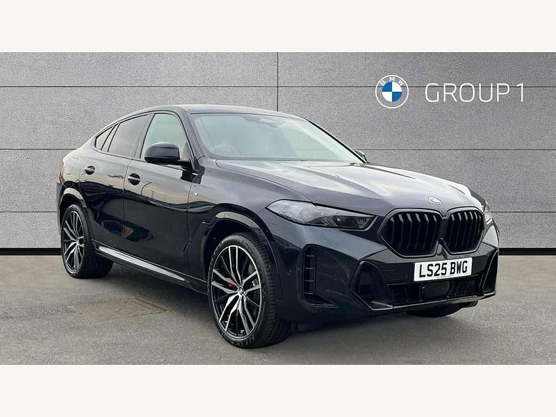 Black Used 2025 BMW X6 M Sport SUV | £61,975 (A bit pricey) - Image 1/4