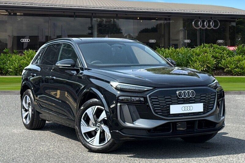 Black New 2025 Audi Q6 e-tron S-Line SUV | £58,999 - Image 1/4