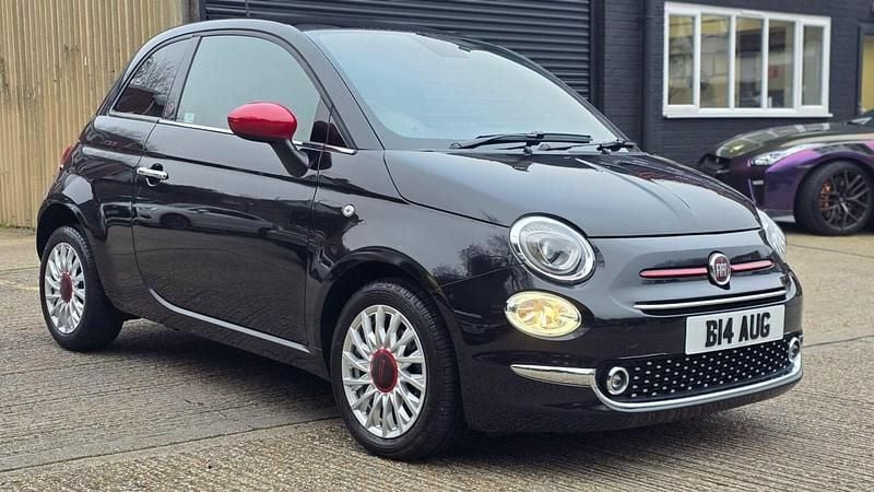 Used Fiat 500 Red 2022 Black Hatchback