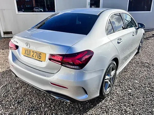 Used Mercedes A180 AMG line 116 HP (85 kW) 2019 Silver Sedan