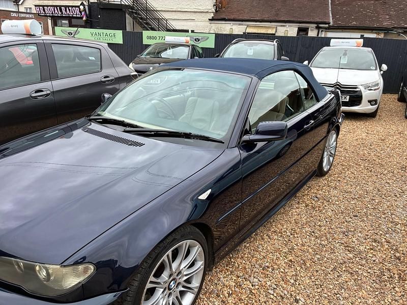 Used BMW 325 Sport Line 2004 Blue Cabriolet