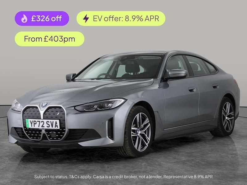 Grey Used 2022 BMW i4 Sport Line Sedan | £25,722 (Fair price) - Image 1/2