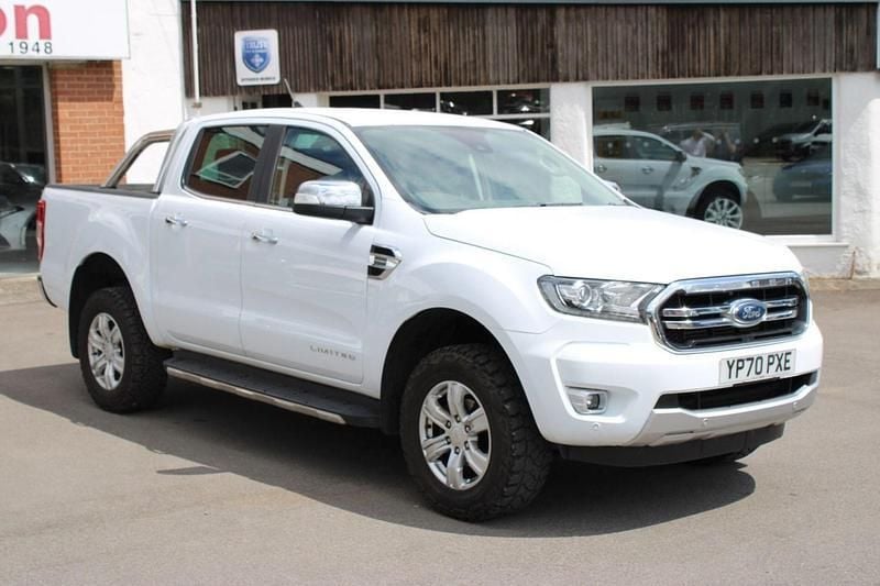 White Used 2020 Ford Ranger Limited Pickup | £16,180 (Fair price) - Image 1/4