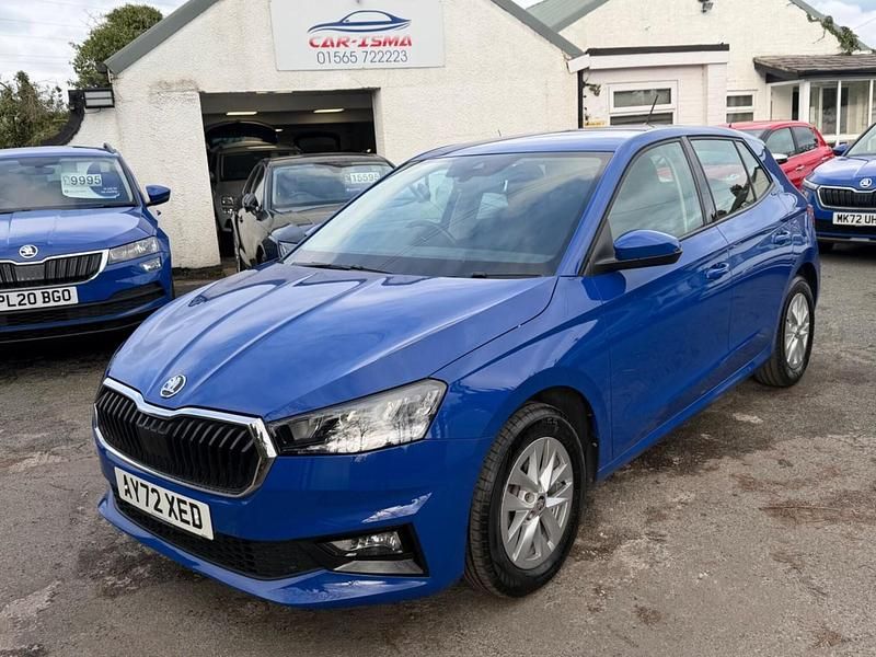 Used Skoda Fabia Comfort 2022 Blue Hatchback
