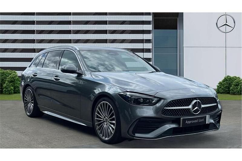 Grey Used 2022 Mercedes C200 AMG Line Premium Estate | £27,105 (Good price) - Image 1/4