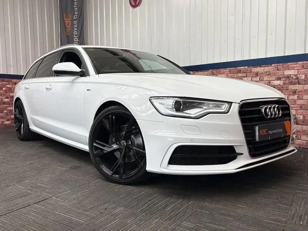 Used Audi A6 S-Line 190 HP (139 kW) 2014 White Estate
