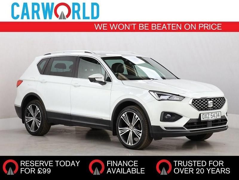 White Used 2020 Seat Tarraco XCELLENCE Lux SUV | £15,830 (Good price) - Image 1/3