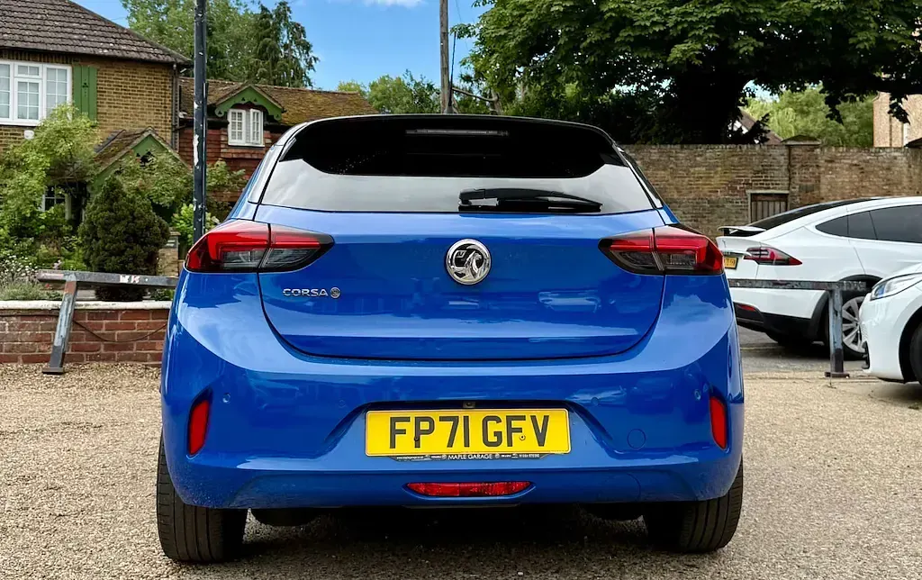Used Vauxhall Corsa-e Elite 100 kW (136 HP) 2021 Blue Hatchback