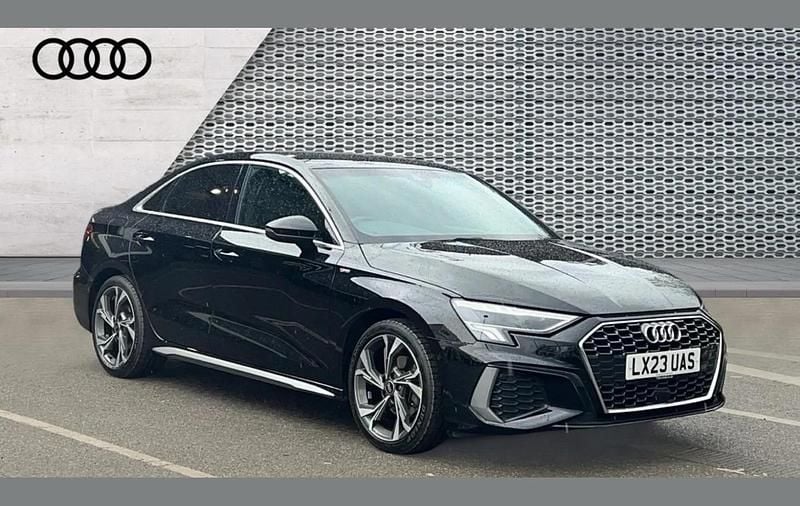 Used Audi A3 S-Line 147 HP (108 kW) 2023 Black Sedan