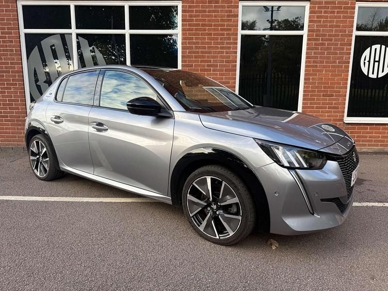 Grey Used 2021 Peugeot e-208 Premium Hatchback | £9,167 (Good price) - Image 1/4