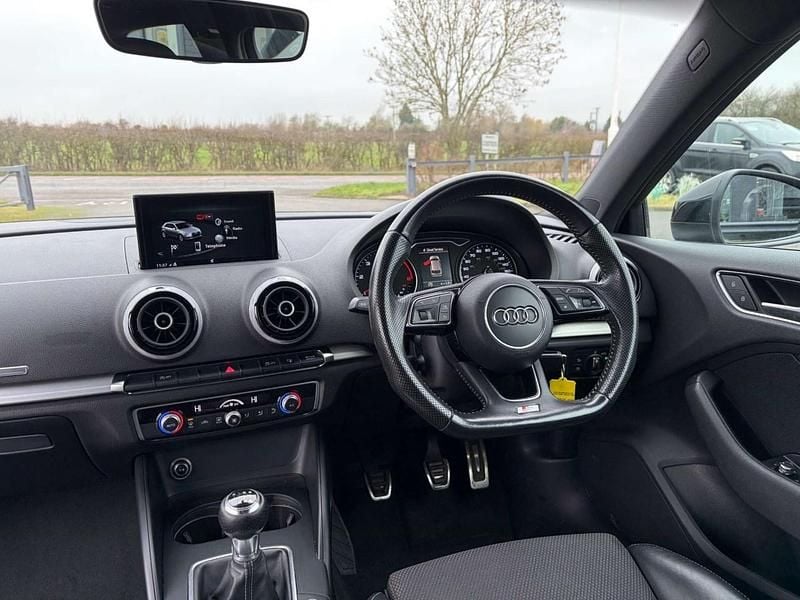 Used Audi A3 S-Line 2016 Black Hatchback
