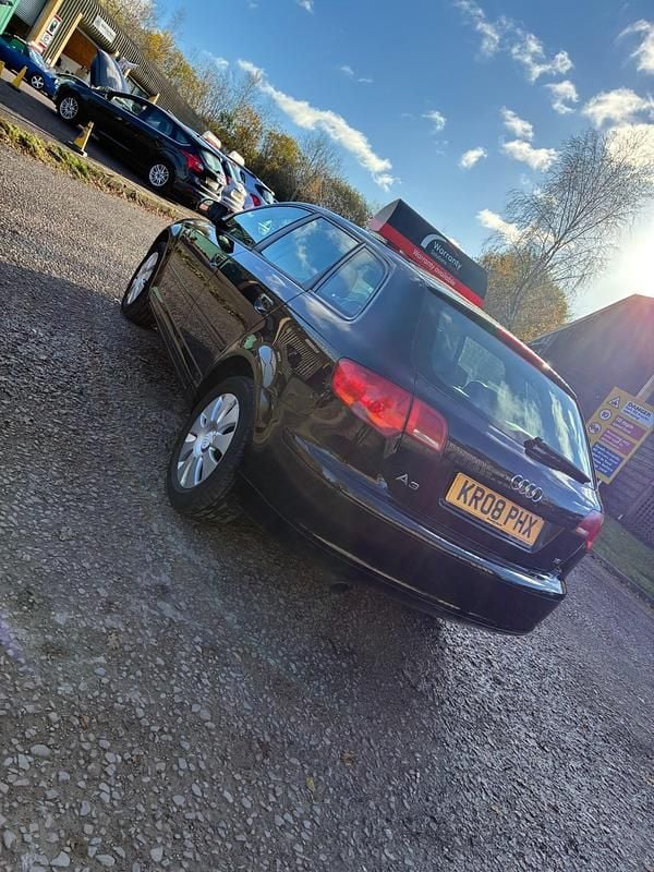 Black Used 2008 Audi A3 Hatchback | £1,995 (Good price) - Image 1/4