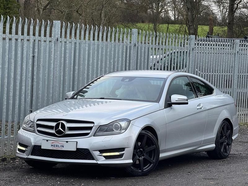 Used Mercedes C220 Sport Edition 170 HP (125 kW) 2014 Silver Coupe