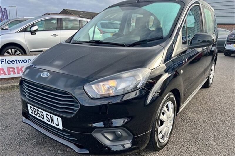 Black Used 2020 Ford Tourneo Courier Zetec MPV | £9,495 (Fair price) - Image 1/4