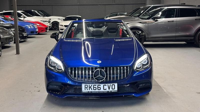 Used Mercedes E250 AMG line 204 HP (150 kW) 2016 Blue Cabriolet