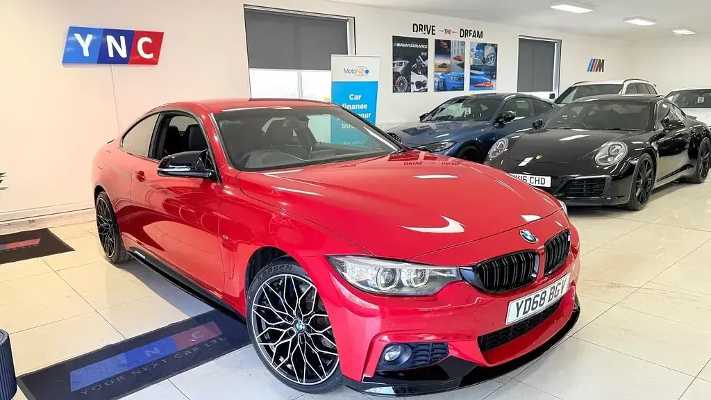 Used BMW 420 Coupé M Sport 190 HP (139 kW) 2018 Red Coupe
